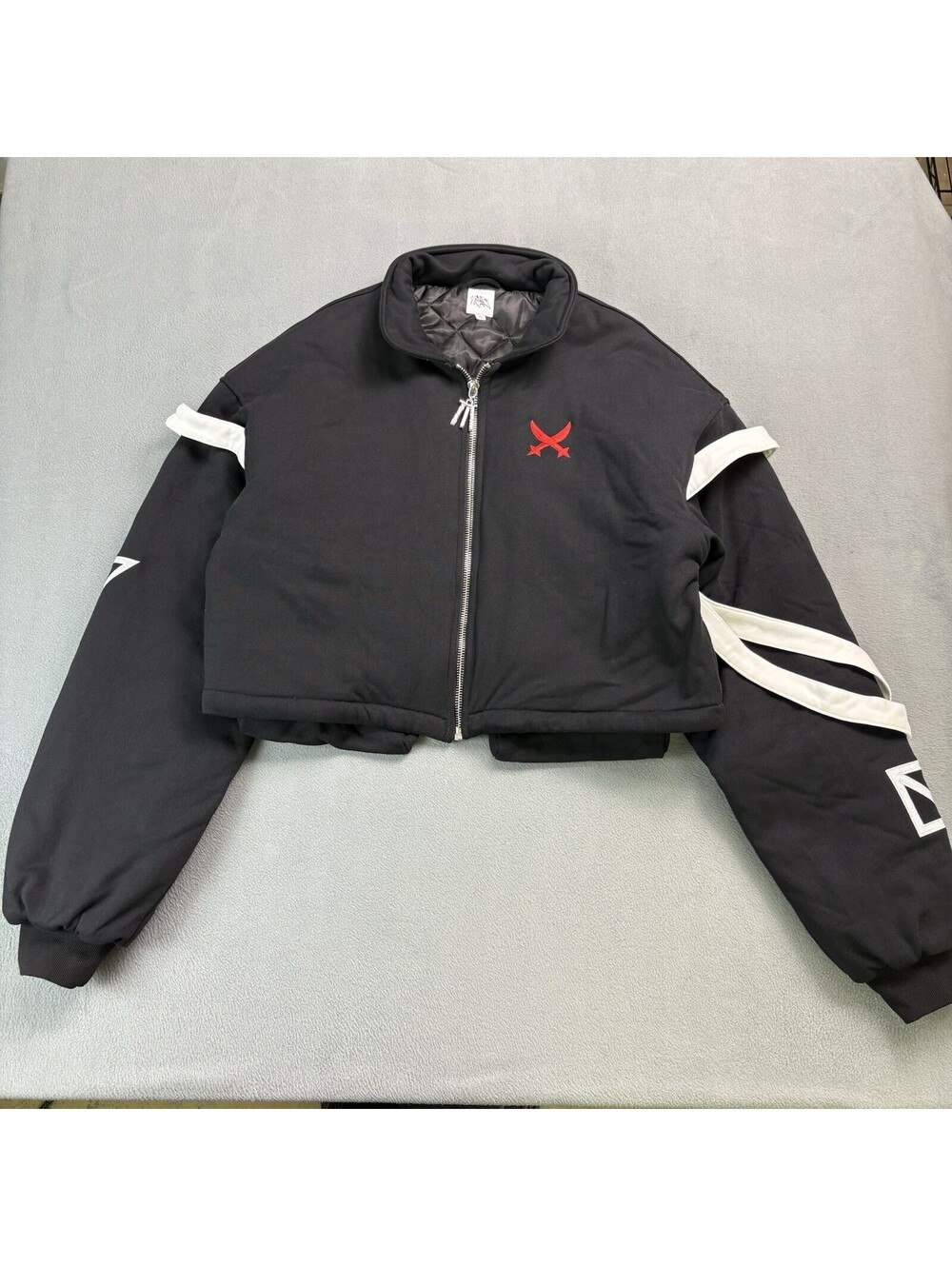 Vees Three Sword Bomber Jacket Size XL Boxy Fit One Piece Anime